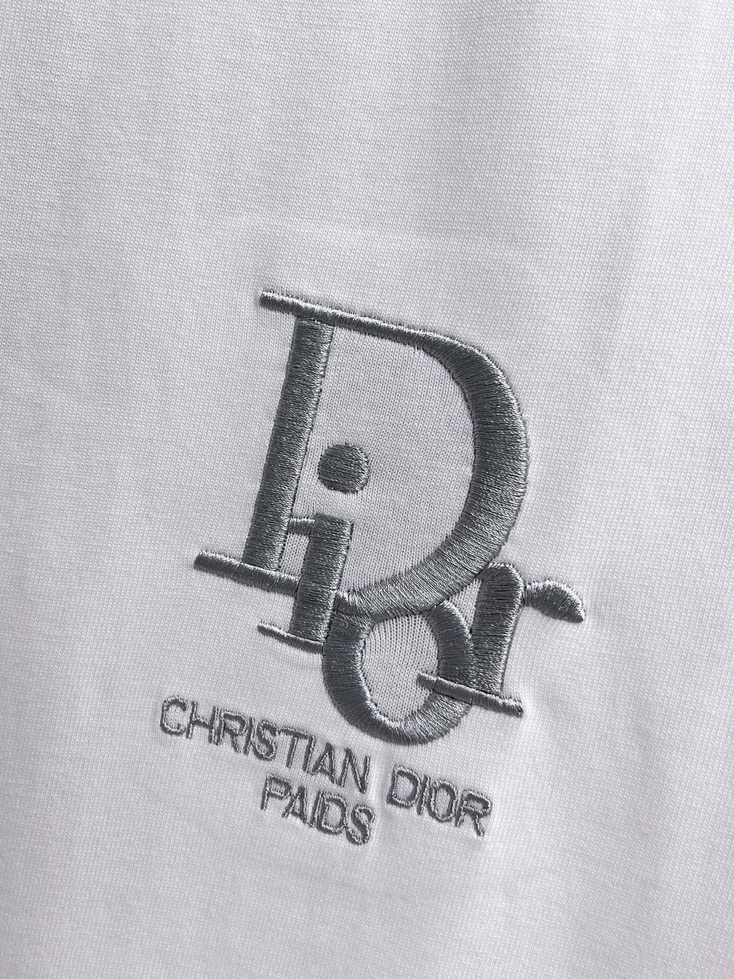 ディオール「Dior」25SS プレミアム エンブロイダリー ロゴTシャツ