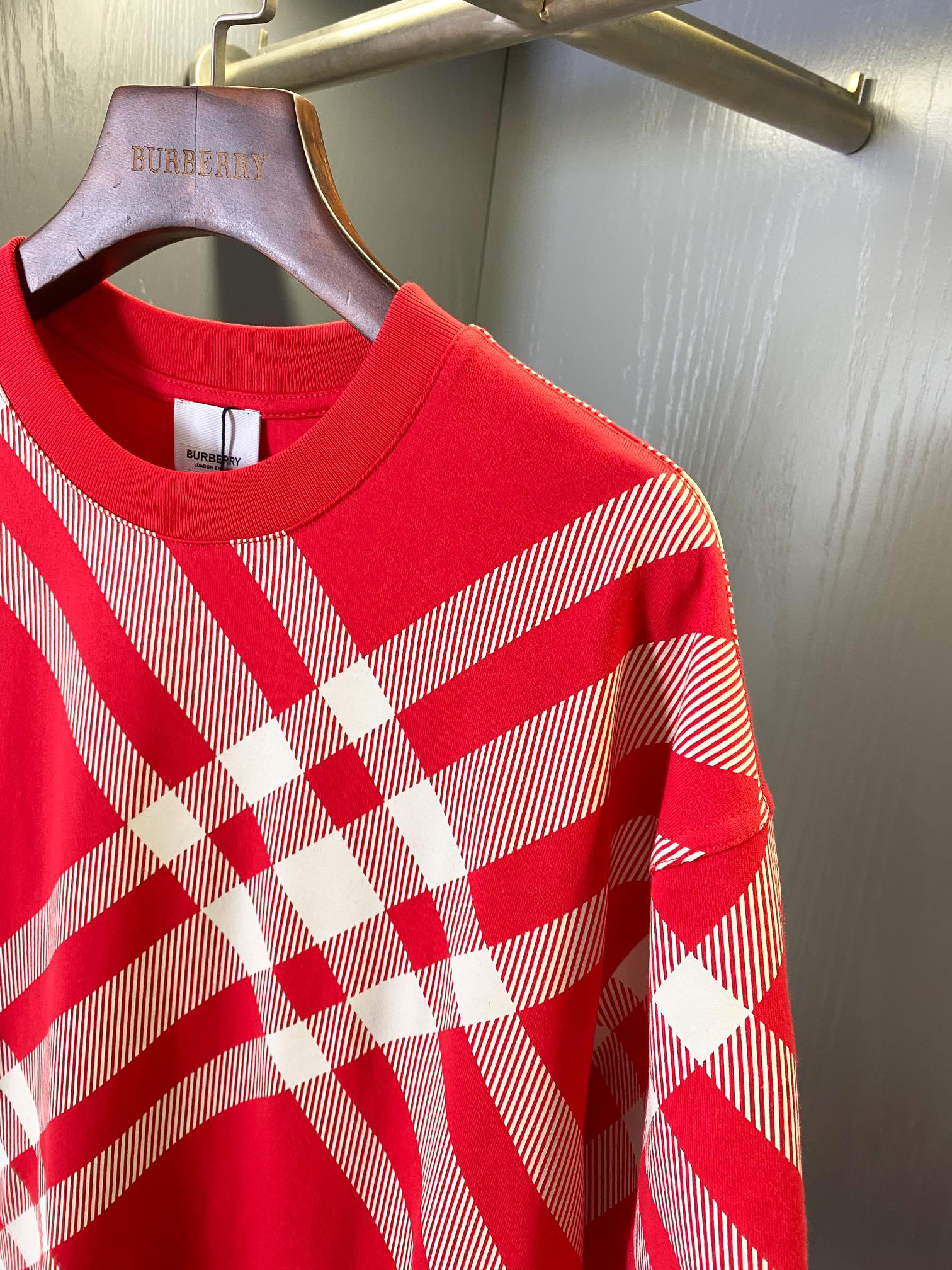 バーバリー「Burberry」クラシック チェック コットン Tシャツ