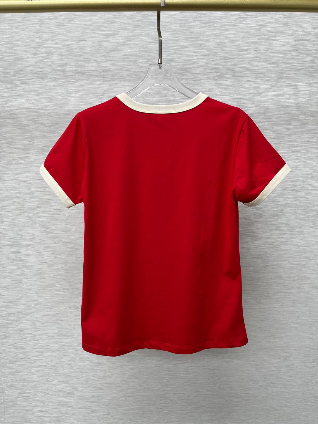 ヴァレンティノ「Valentino」2025新品トップスラウンドネックプリントアルファベットTeeカスタム半袖