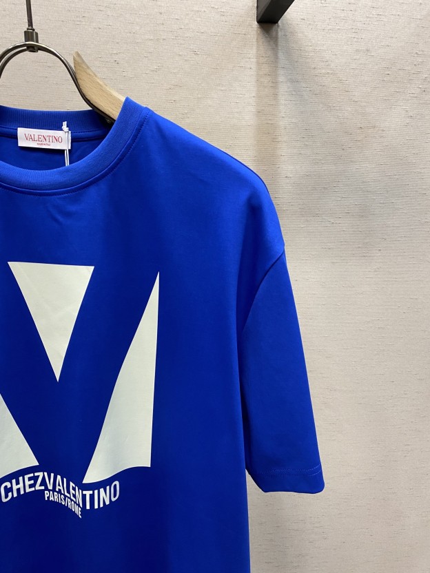 ヴァレンティノ「Valentino」2025 ニューコレクション ピュアコットン オーバーサイズ クルーネックTシャツ