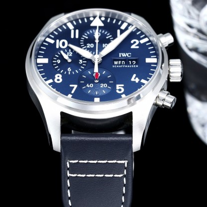 アイ・ダブリュー・シー「IWC」パイロット ウォッチ クロノグラフ メンズ機械式腕時計43MM