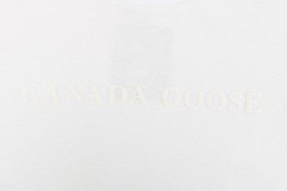 カナダグース「Canada Goose」25SS グースロゴ レター プリント ショートスリーブTシャツ
