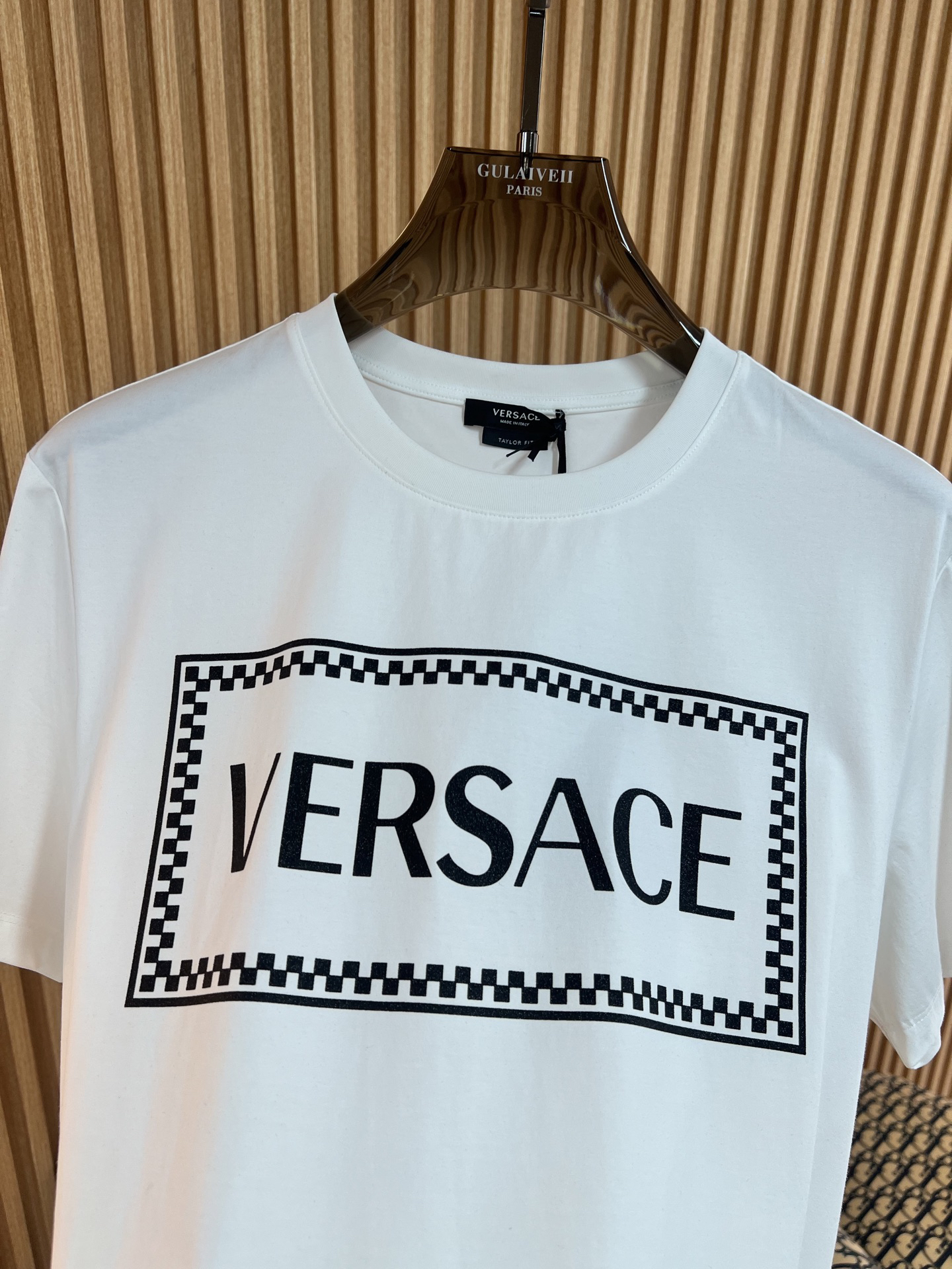 ヴェルサーチ「Versace」2025SS プレミアム クルーネックTシャツ