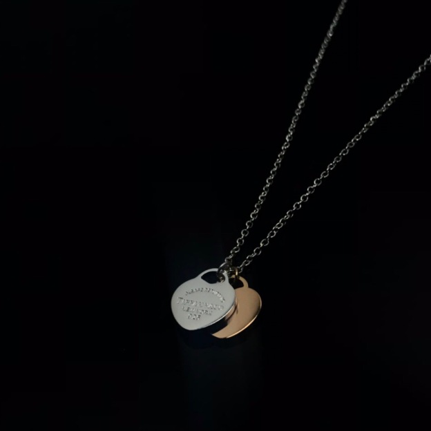 ティファニー「Tiffany & Co.」Return to Tiffany™ ダブルハートタグ ネックレス40.6CM