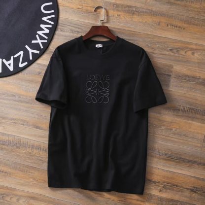 【ワンフォーワン】ロエベ「Loewe」Anagram 刺繍 クルーネック Tシャツ【在庫僅少】