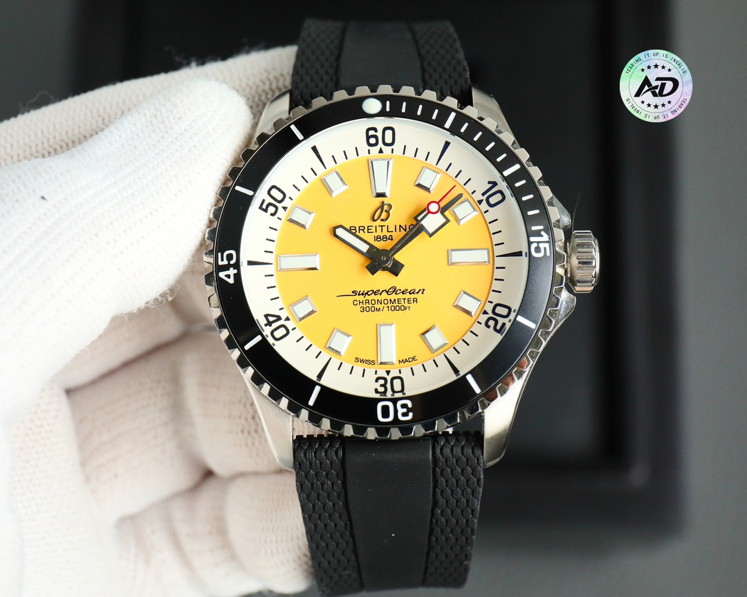 ブライトリング「Breitling」スーパーオーシャン オートマティック42mm メンズ ダイバーズウォッチ