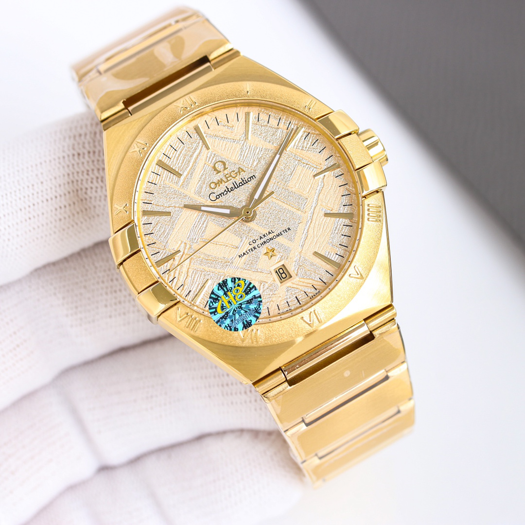 オメガ「Omega」第5世代星座隕石面シリーズ男性用ロボット腕時計41mm