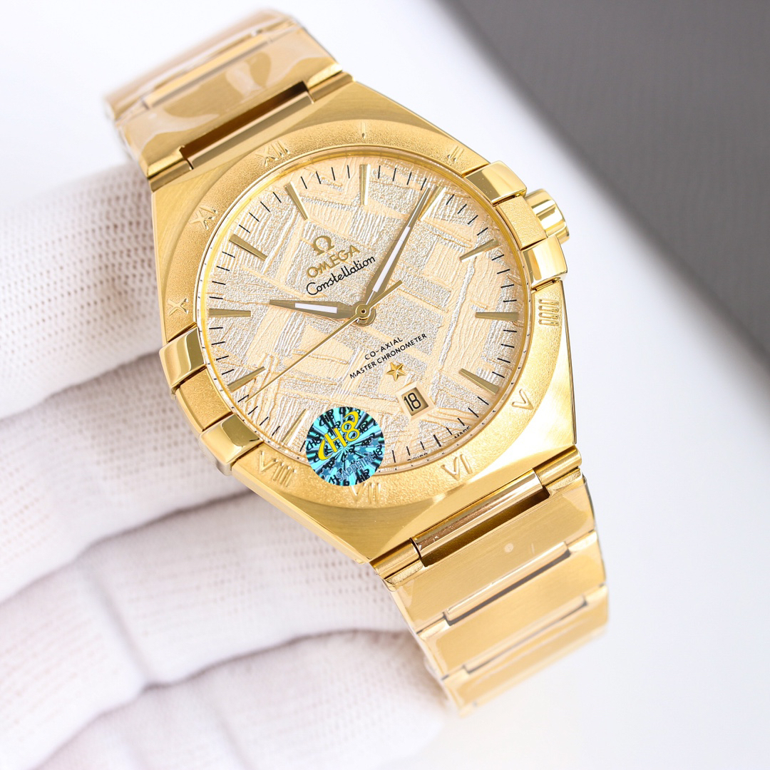 オメガ「Omega」第5世代星座隕石面シリーズ男性用ロボット腕時計41mm