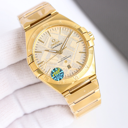 オメガ「Omega」第5世代星座隕石面シリーズ男性用ロボット腕時計41mm