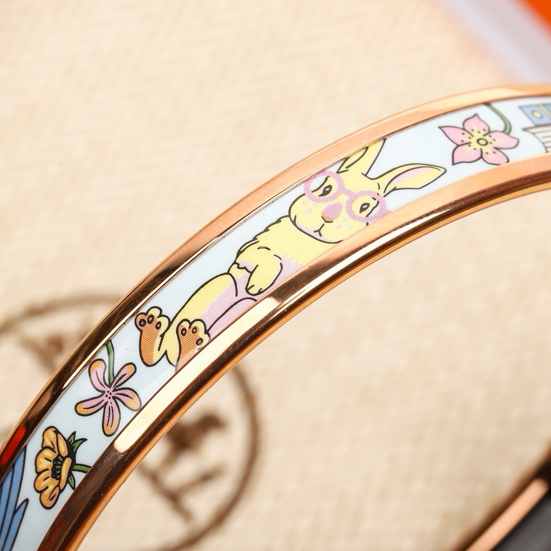 エルメス「Hermès」Tea for Two ラビット エナメル ブレスレット