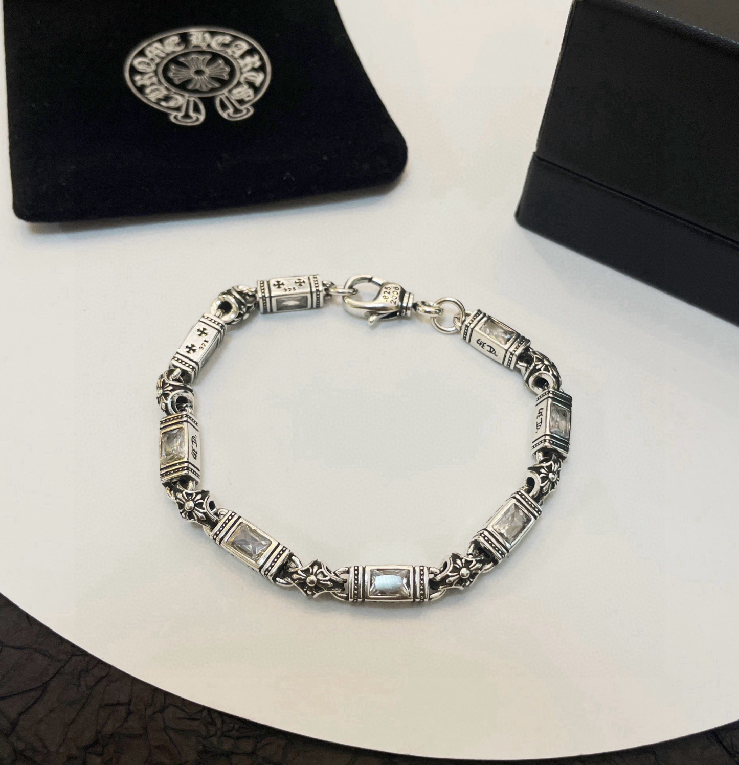 クロムハーツ「Chrome Hearts」ブレスレット - ヴィンテージ＆ロックテイスト ペア用