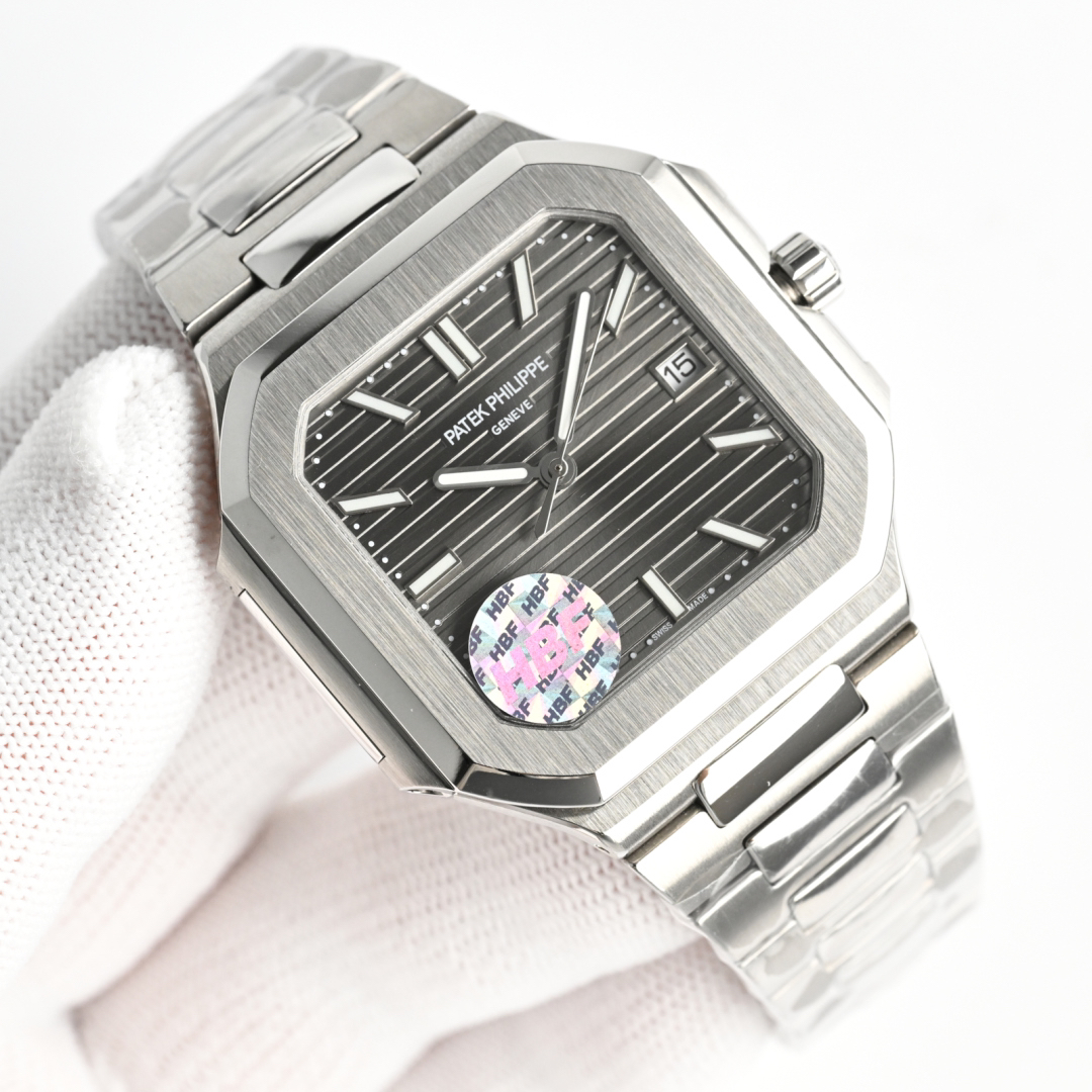 パテック・フィリップ「Patek Philippe」キュビタス 5821 クロノグラフ 腕時計45mm