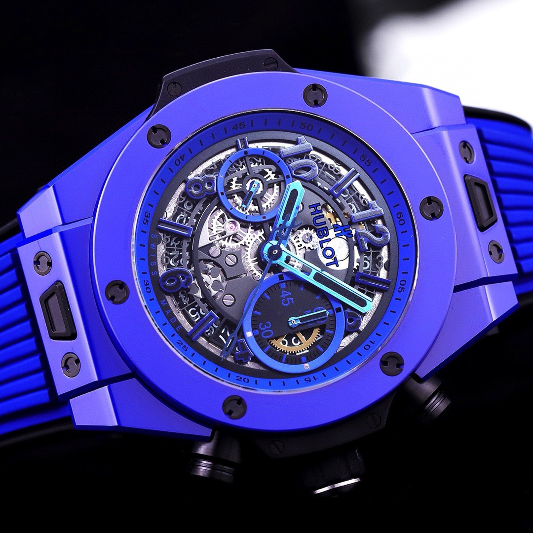 ユーボット「Hublot」BIG BANGユニコビッグバンシリーズカラーセラミック腕時計