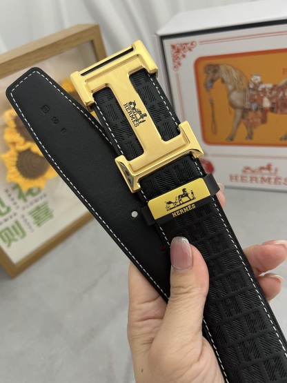 [Copy]エルメス「Hermès」Jumbo Belt Buckle & ダブルフェイスレザーベルト100cm