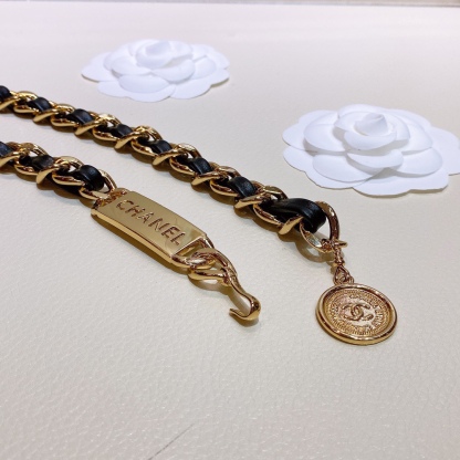 シャネル「Chanel」ヴィンテージ チェーン＆CCロゴ ベルト ベルト100CM