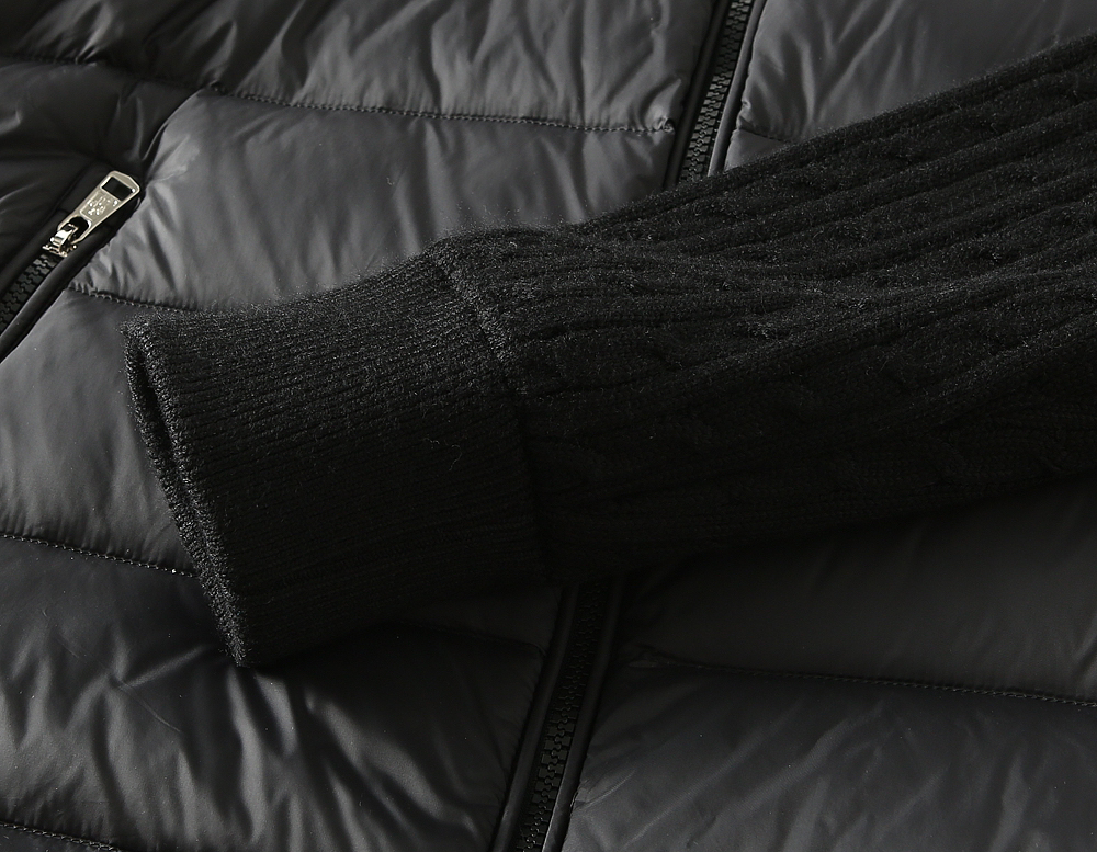 モンクレール「Moncler」秋冬 ニット調ダウンジャケット