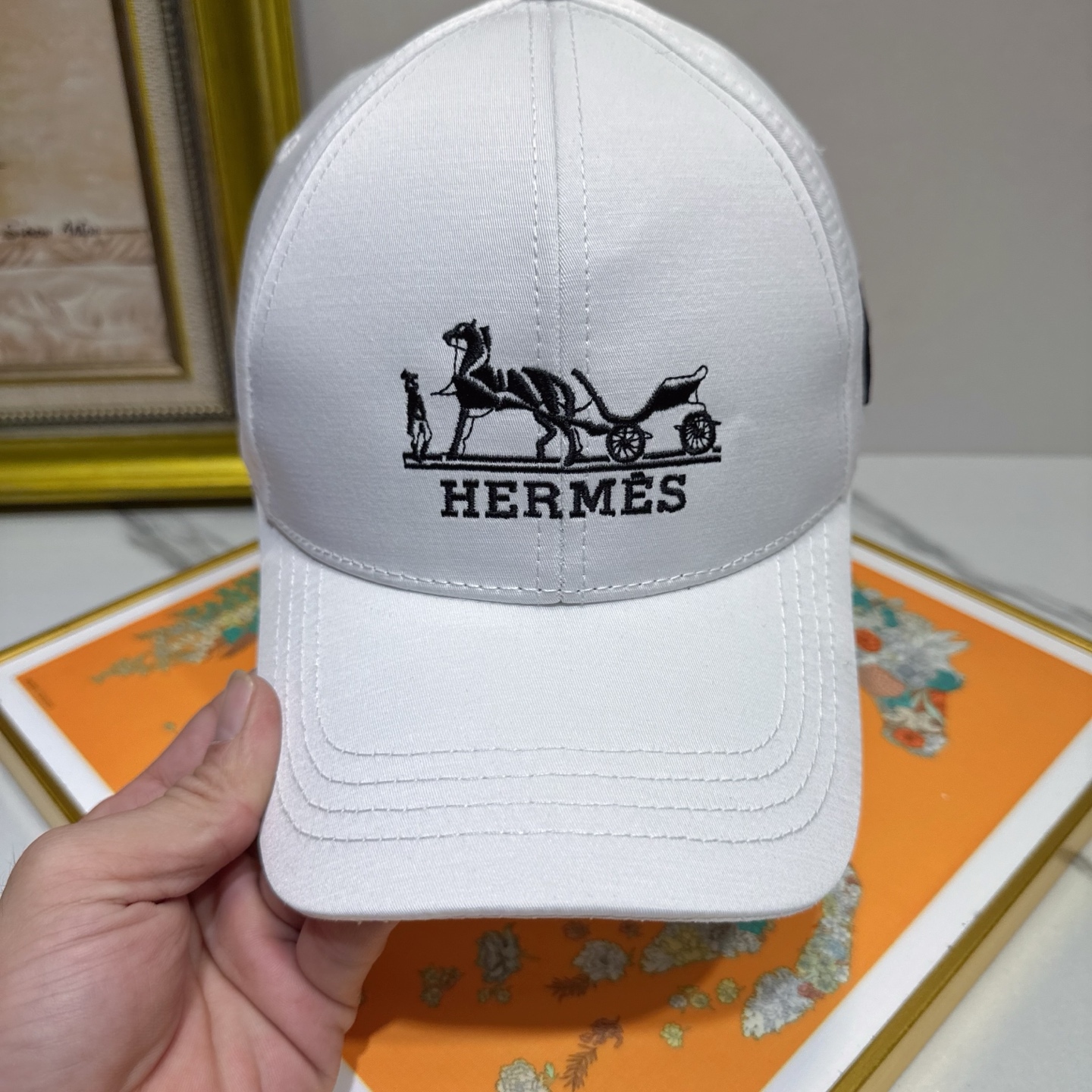 エルメス「Hermès」ユニセックス ベースボールキャップ