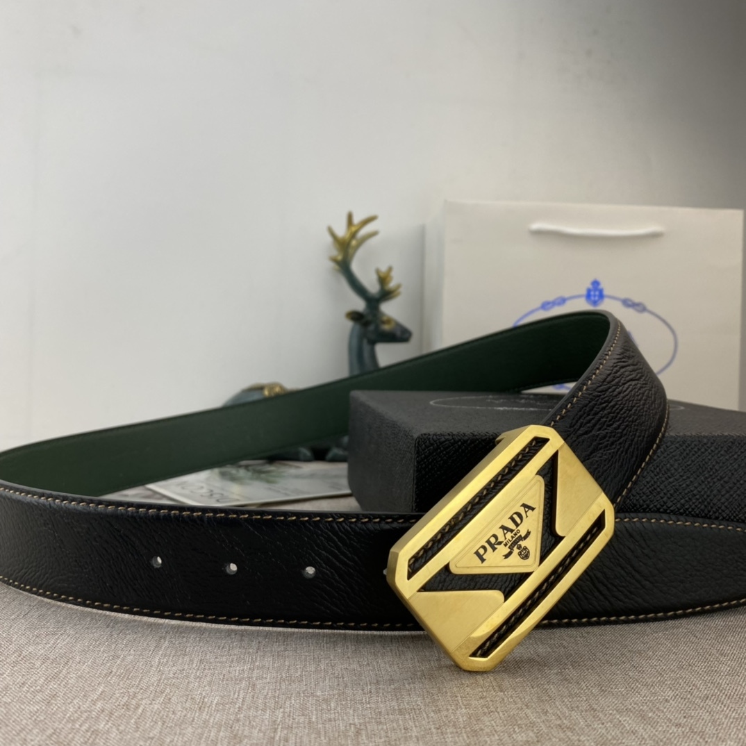 プラダ「Prada」スペシャルレザー ベルトコレクション100CM