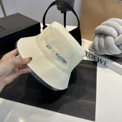 ルイ・ヴィトン「Louis Vuitton」 モノグラム 刺繍 バケットハット‌