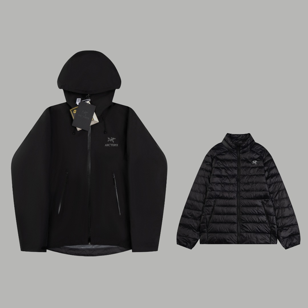 アークテリクス「ARC'TERYX」 ユニセックス フード付きスキーダウンパーカー