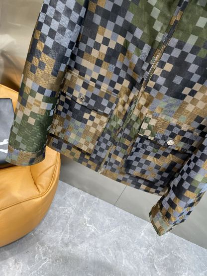 ルイ・ヴィトン「Louis Vuitton」 2025 春夏 カラー ブロック チェック ジャケット