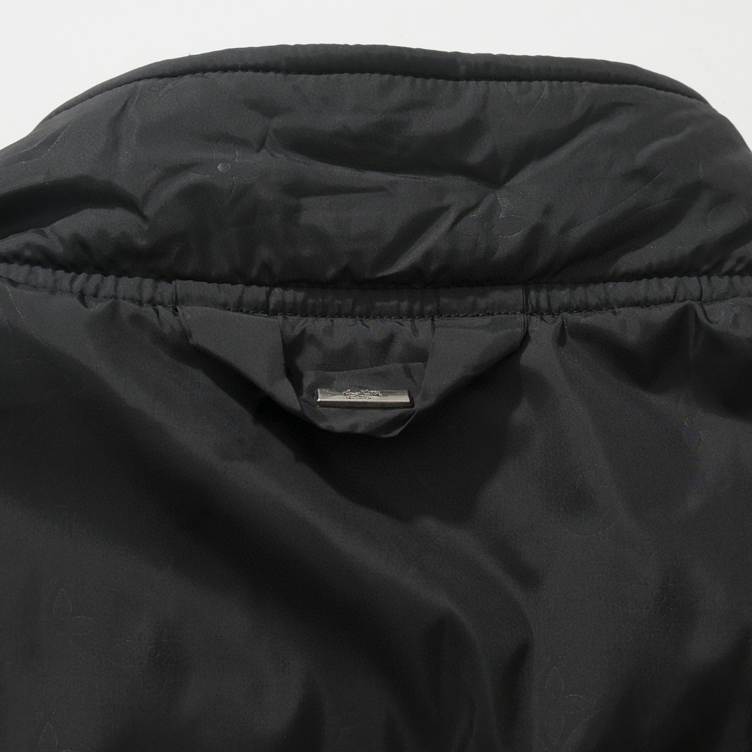 ルイ・ヴィトン「Louis Vuitton」ダブルフェイス レザーパッチ ダウンジャケット