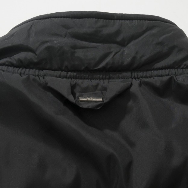 ルイ・ヴィトン「Louis Vuitton」ダブルフェイス レザーパッチ ダウンジャケット