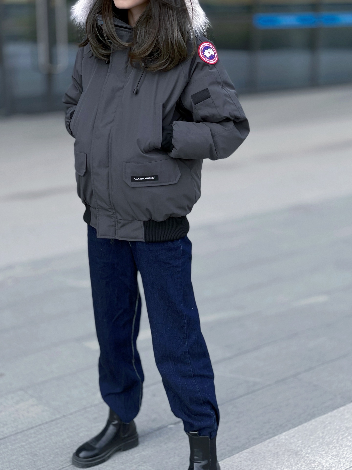 カナダグース「Canada Goose」フライトジャケット ダウンコート