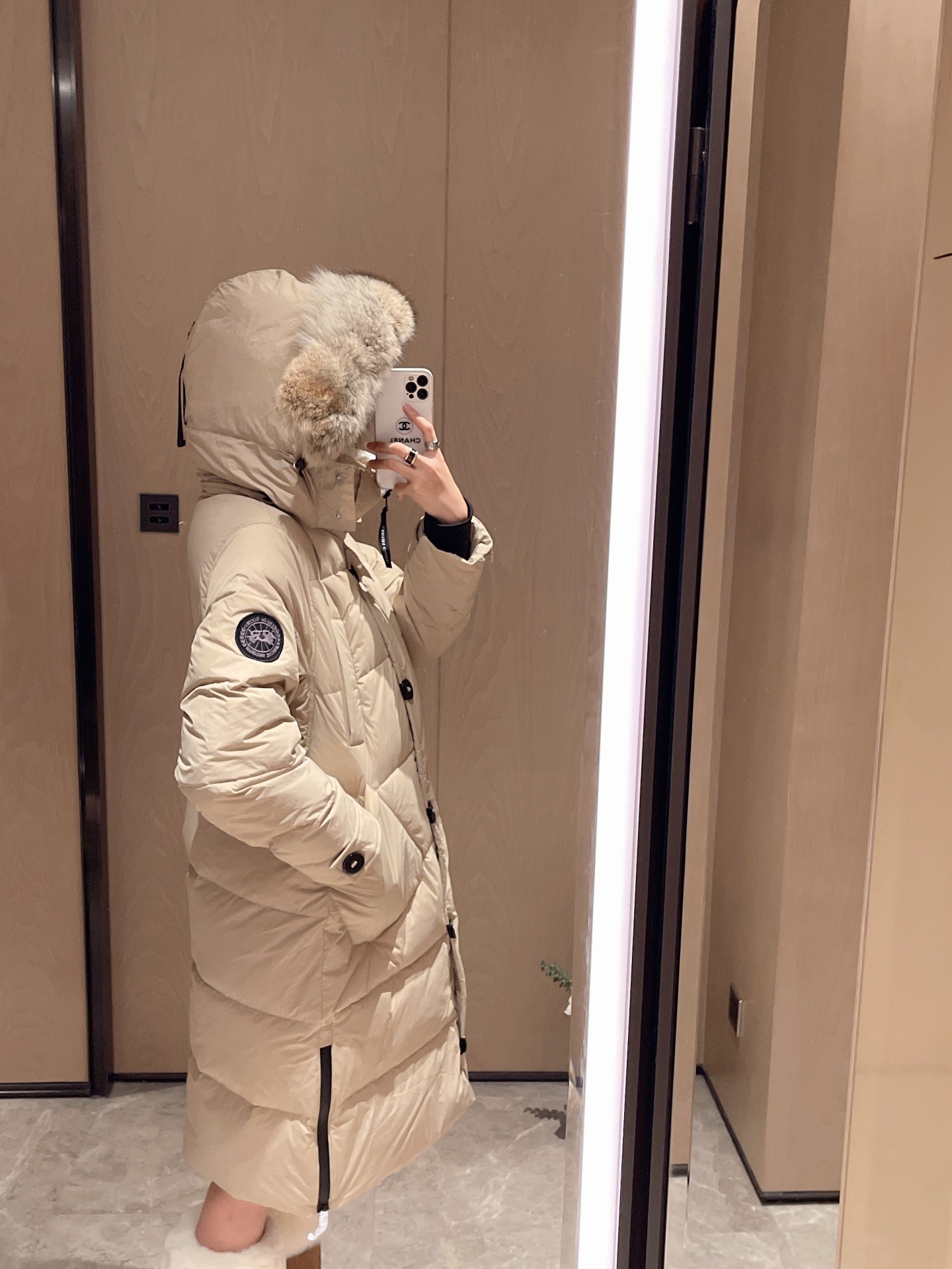 カナダグース「Canada Goose」シベリアンコヨーテファー ダウンコート