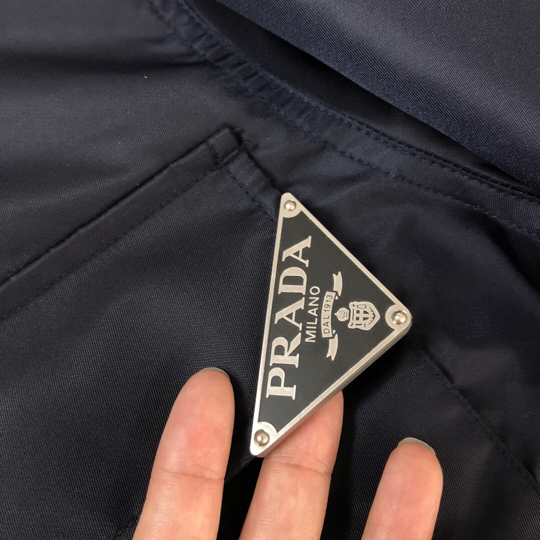 プラダ「Prada」2024早秋 スタンドカラージャケット アウター