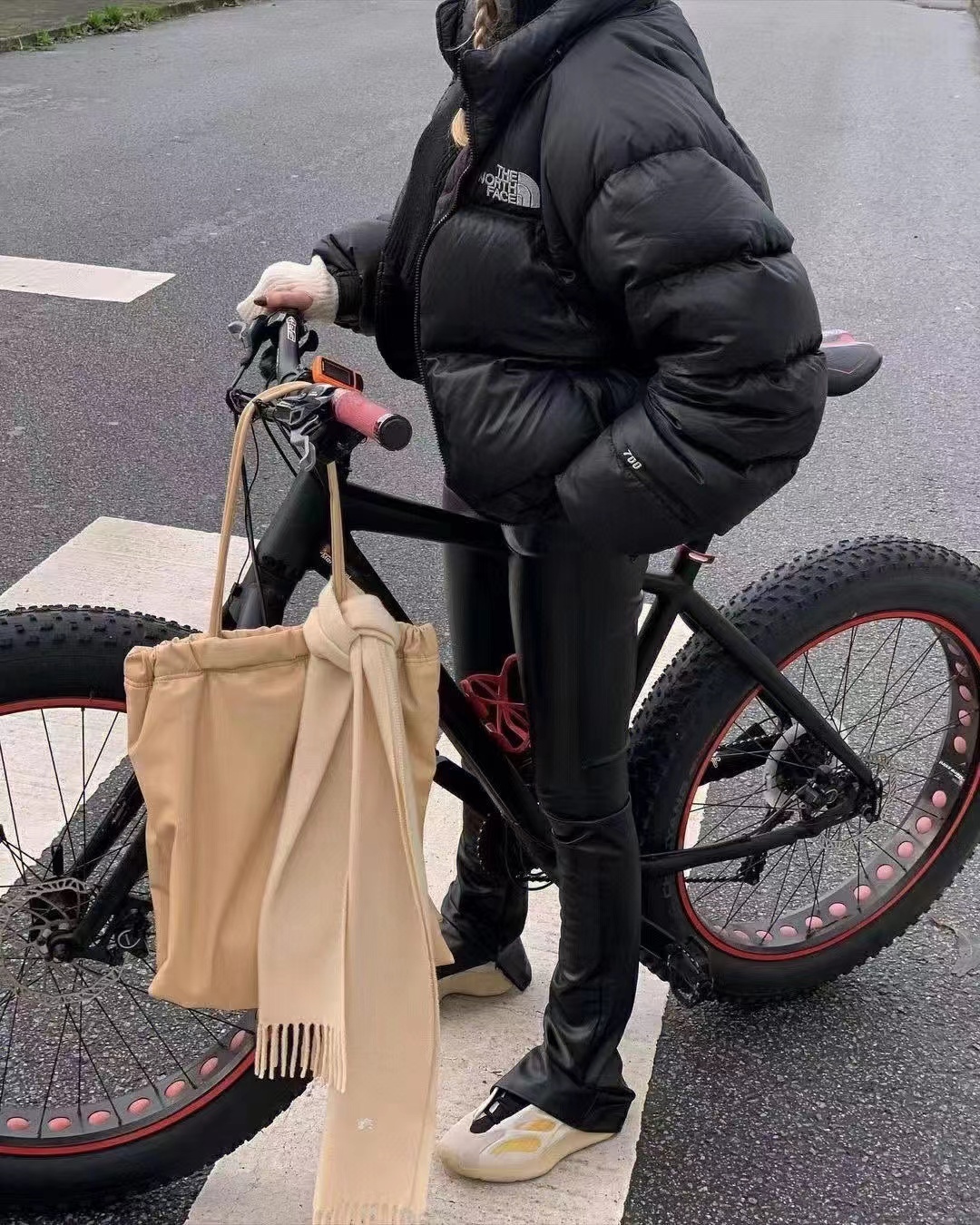 ザ・ノースフェイス「The North Face」ヴィンテージ1990s カラーブロック ダウンジャケット