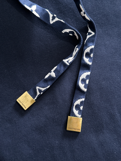 ルイ・ヴィトン「Louis Vuitton」フード付きコットンパーカー(メンズ)