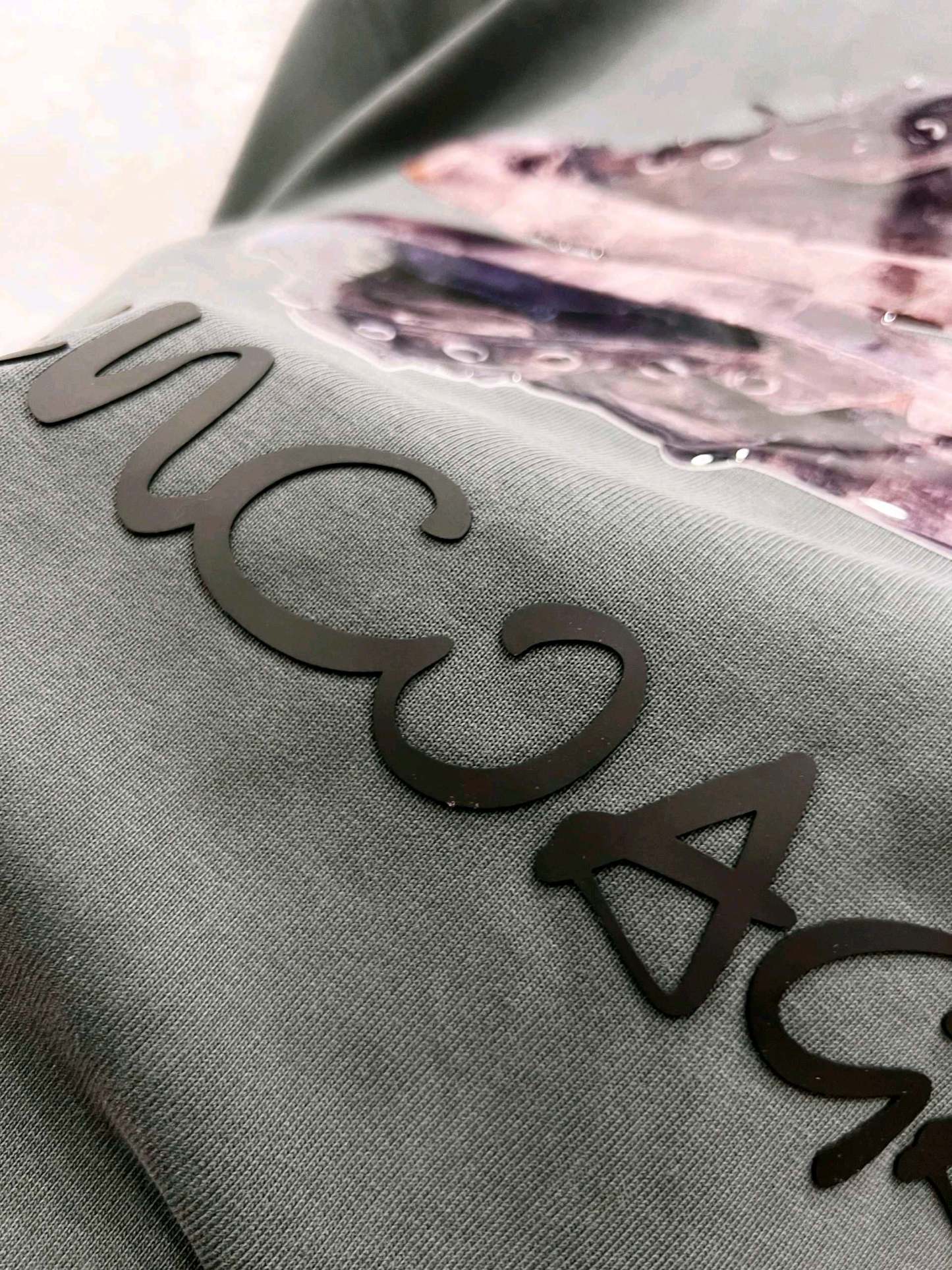 バレンシアガ「Balenciaga」ハイネックプレミアムコットン半袖Tシャツ