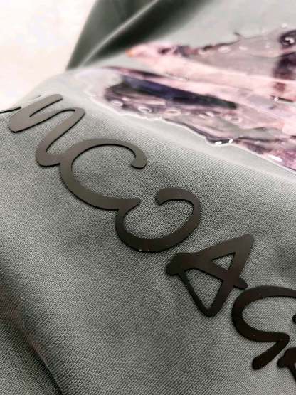 バレンシアガ「Balenciaga」ハイネックプレミアムコットン半袖Tシャツ