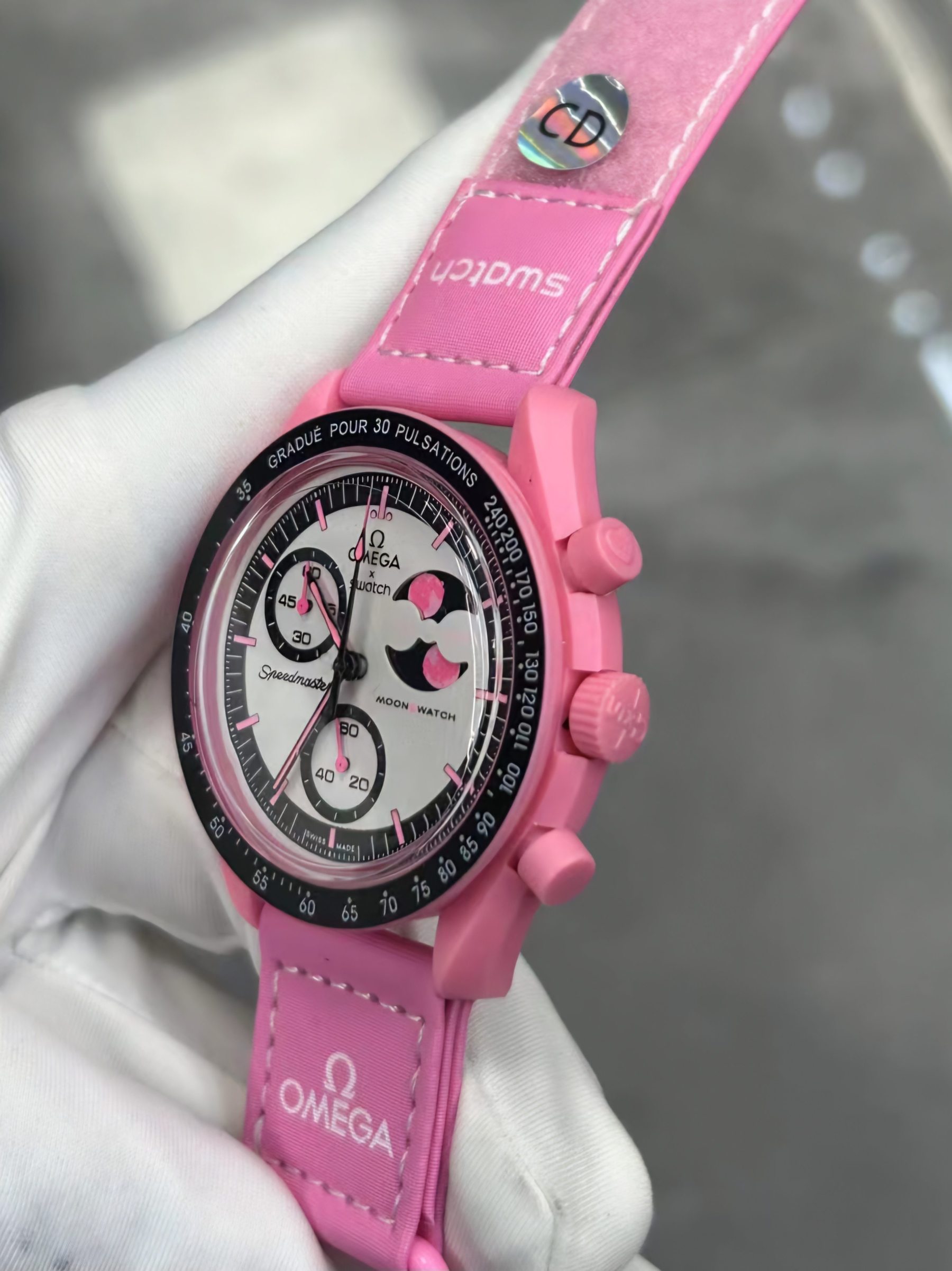 スウォッチ「Swatch」 OMEGA MoonSwatch MISSION TO THE MOONPHASE 腕時計40MM