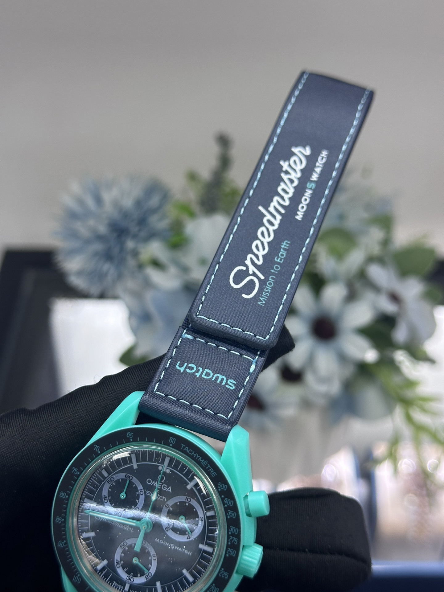 スウォッチ「Swatch」OMEGA MoonSwatch MISSION TO THE MOONPHASE腕時計42MM