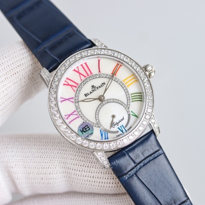 ブランパン「Blancpain」レディバード ダイヤモンドボール自動巻きレディースウォッチ34.9mm