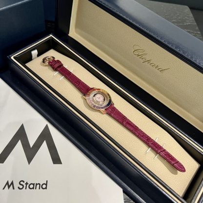 ショパール「Chopard」ハッピーダイヤモンド レインボーレディース ジュエリーウォッチ36mm
