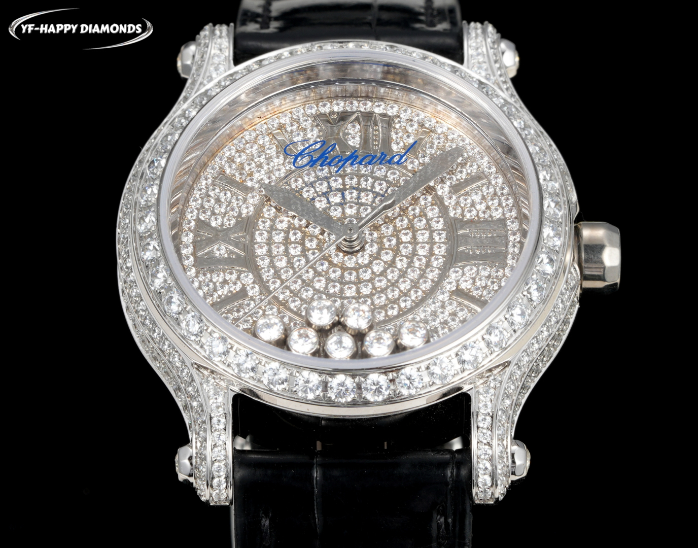 ショパール「Chopard」ハッピーダイヤモンド レインボーレディース ジュエリーウォッチ36mm