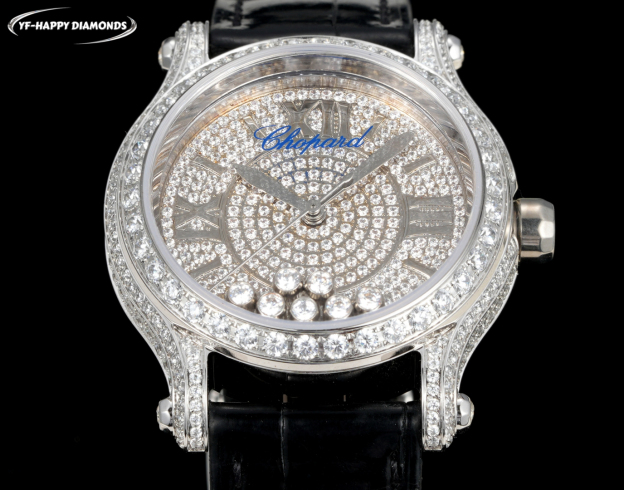 ショパール「Chopard」ハッピーダイヤモンド レインボーレディース ジュエリーウォッチ36mm