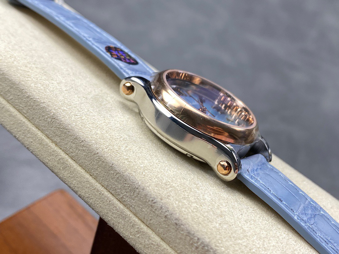 ショパール「Chopard」ハッピースポーツレディースウォッチ30mm