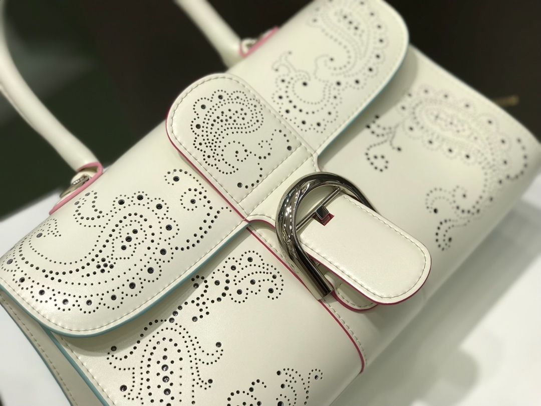 デルヴォー「Delvaux」 Brillant Mini Cashmere カシミアハンドバッグ