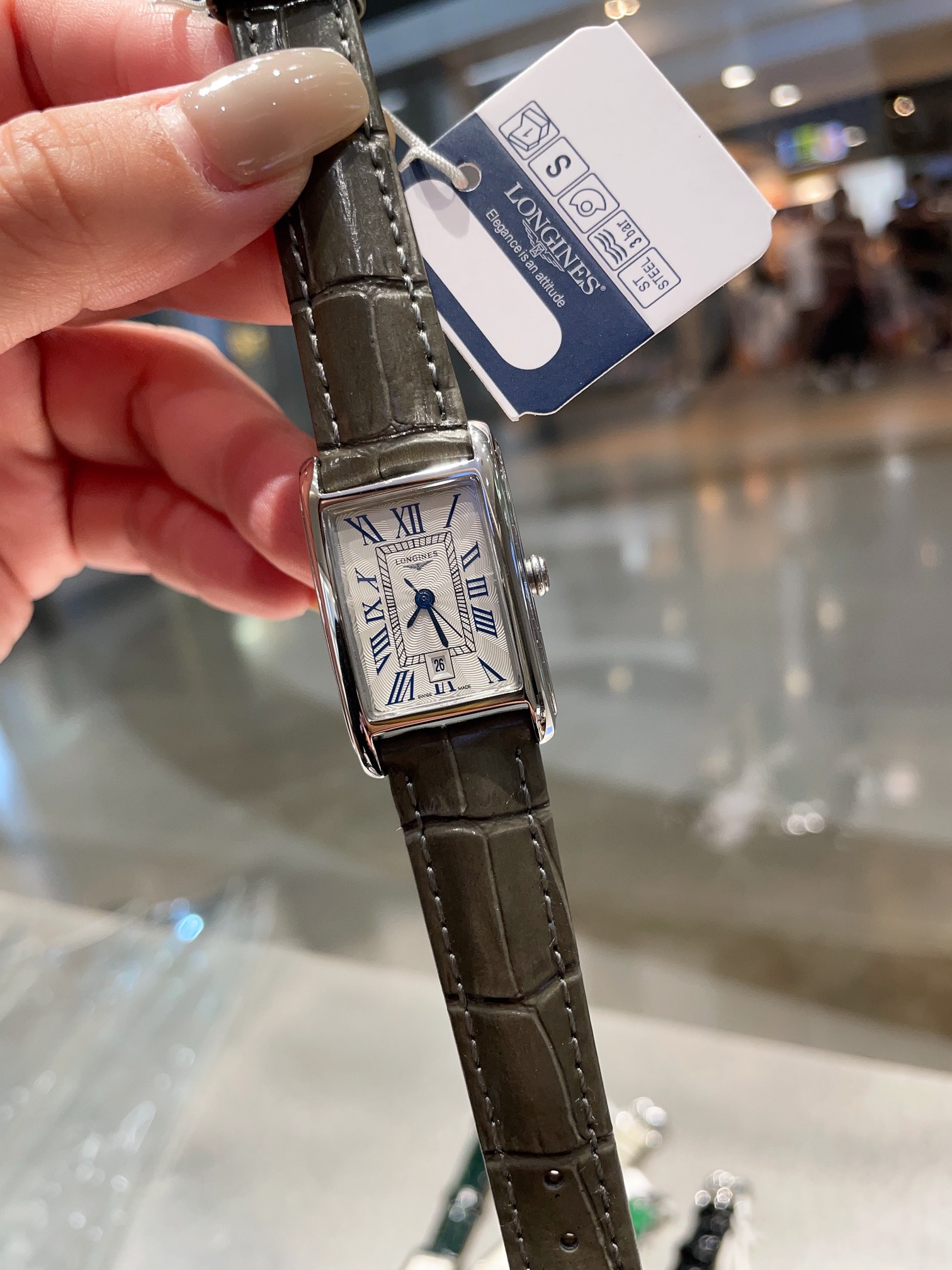 ロンジン「Longines」ドルチェヴィータ レディース クォーツウォッチ 33×22mm