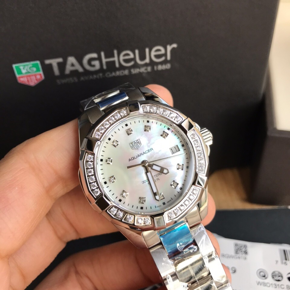 タグ・ホイヤー「TAG Heuer」アクアレーサー レディース クォーツ 腕時計35mm