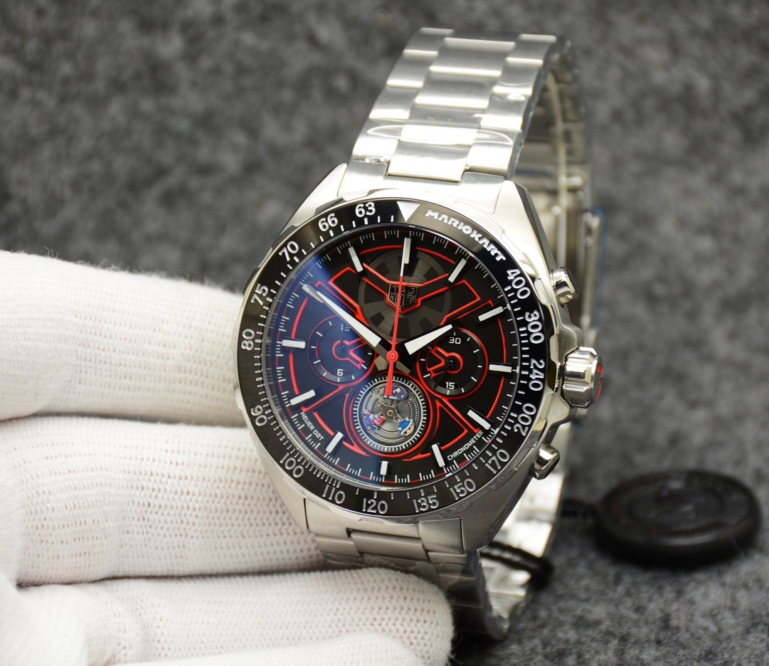 タグ・ホイヤー「TAG Heuer」フォーミュラー1 クロノグラフクォーツ メンズ 腕時計44.5mm