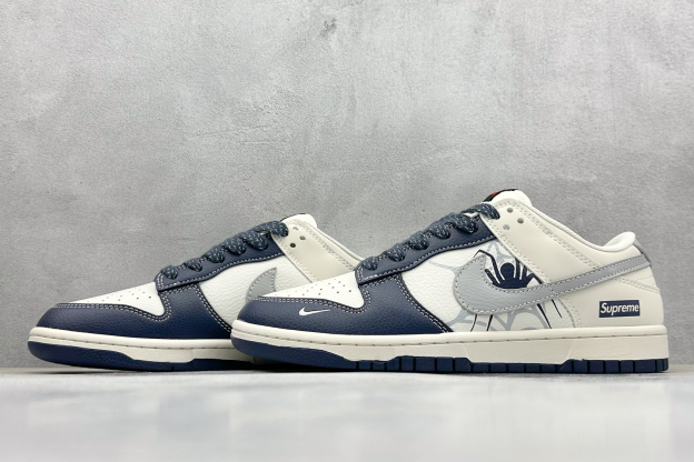 「コラボモデル」Nike SB Dunk Low x Supreme コラボレーション ロー タイプ スケート シューズ