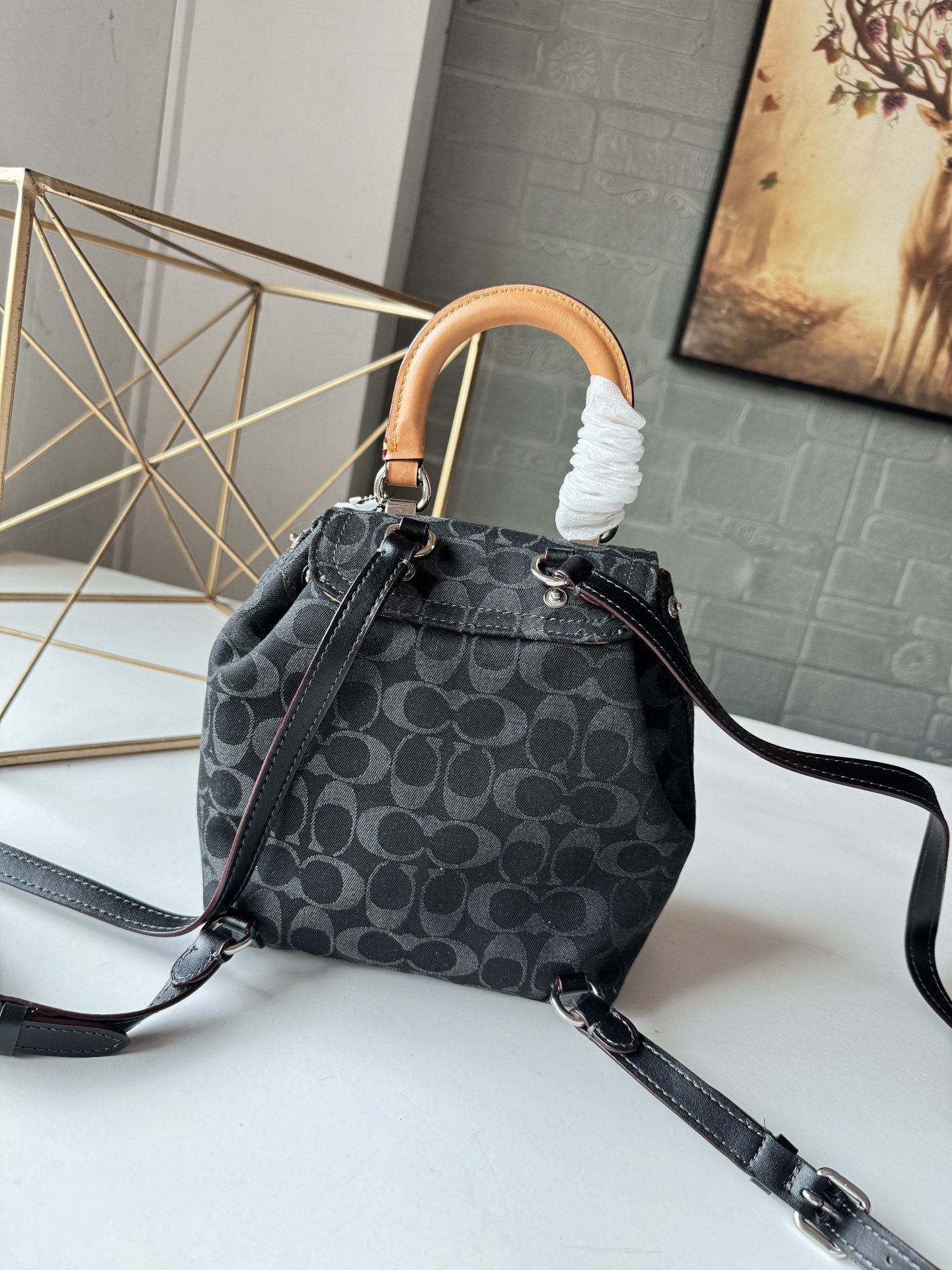 コーチ「Coach」Riya 21 デニム バックパック