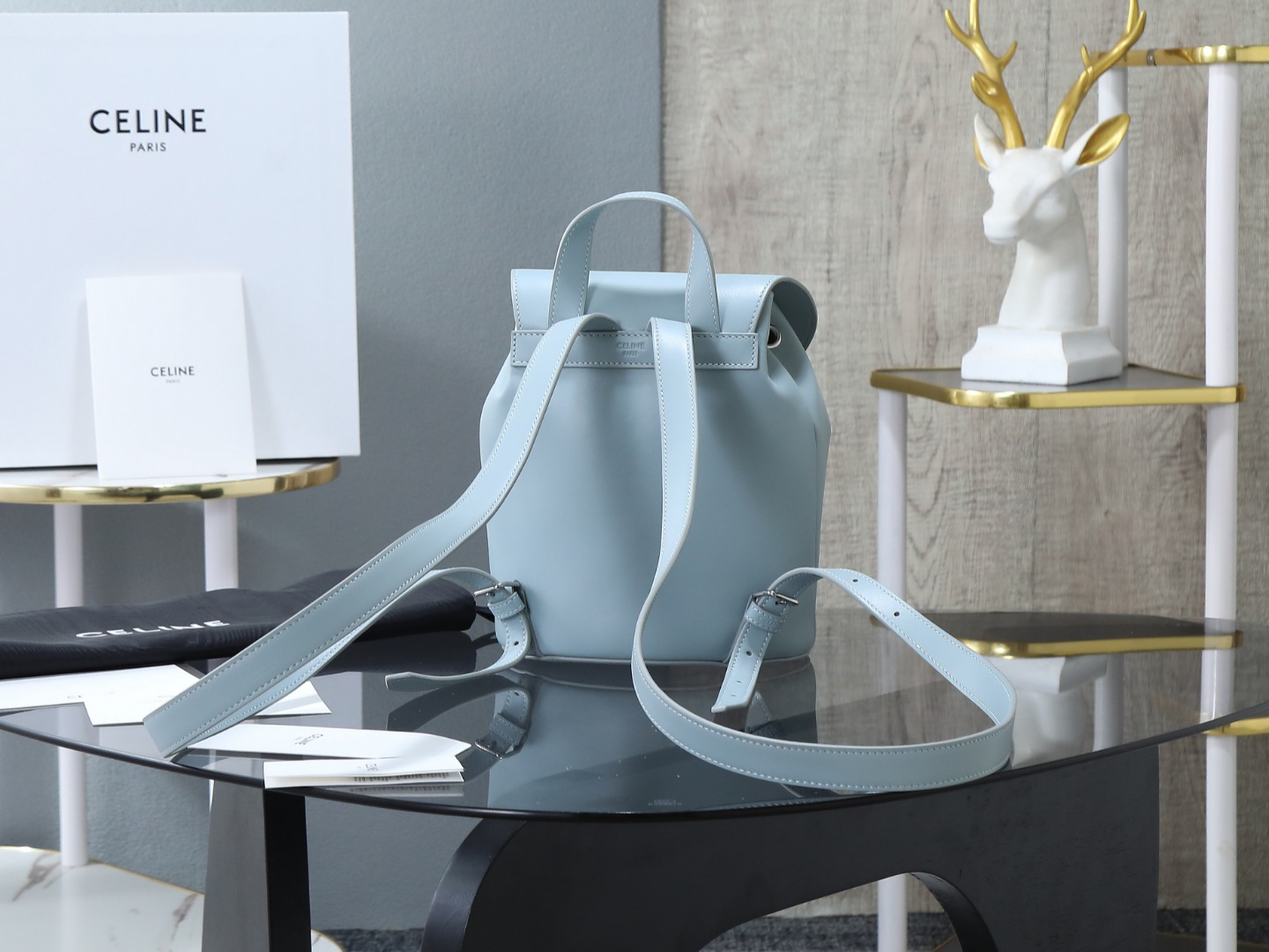 セリーヌ「Celine」BONNIE スムースレザー バックパック