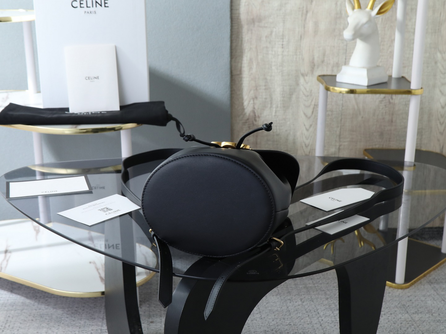 セリーヌ「Celine」BONNIE スムースレザー バックパック