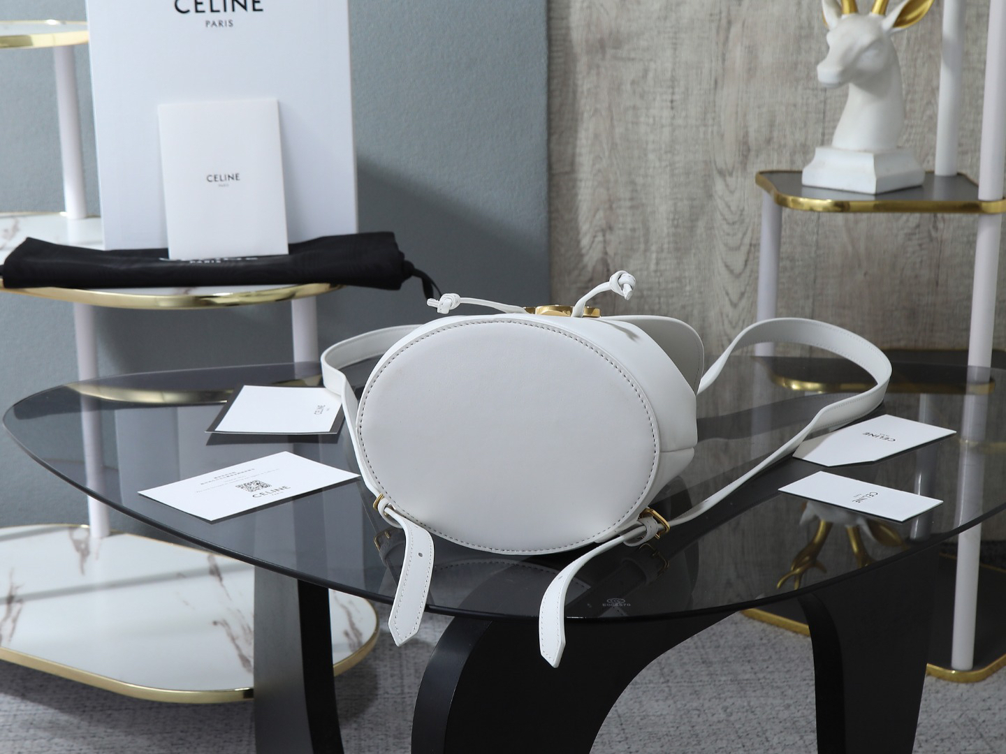 セリーヌ「Celine」BONNIE スムースレザー バックパック